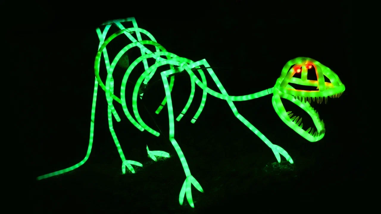 Представление световых кукол. Театр Николая Зыкова (Москва)